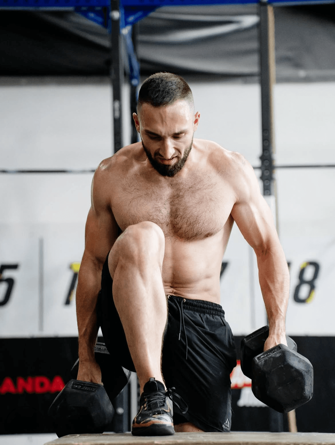Coach Niko im CrossFit-Wettkampf