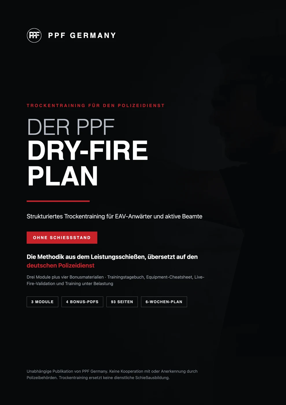 Cover des PPF Dry-Fire-Plans