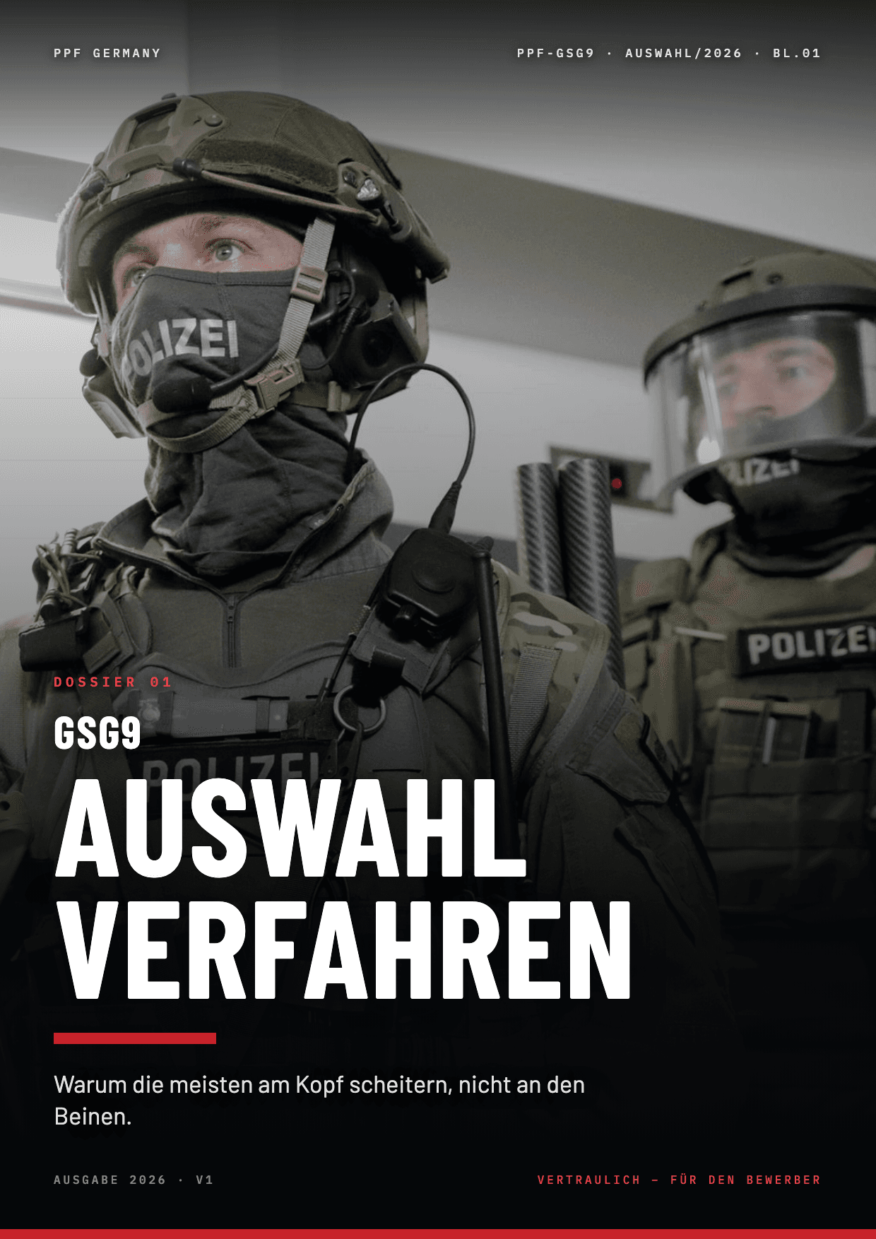 GSG9-Report — Dossier-Cover
