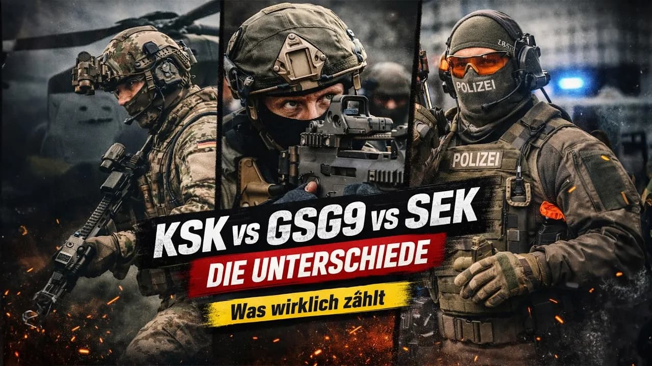 KSK, SEK oder GSG 9: Der Dreier-Vergleich aus Zugang, Auswahl, Ausbildung und Alltag