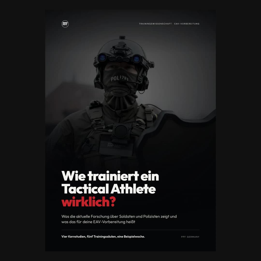 Wie trainiert ein Tactical Athlete wirklich?