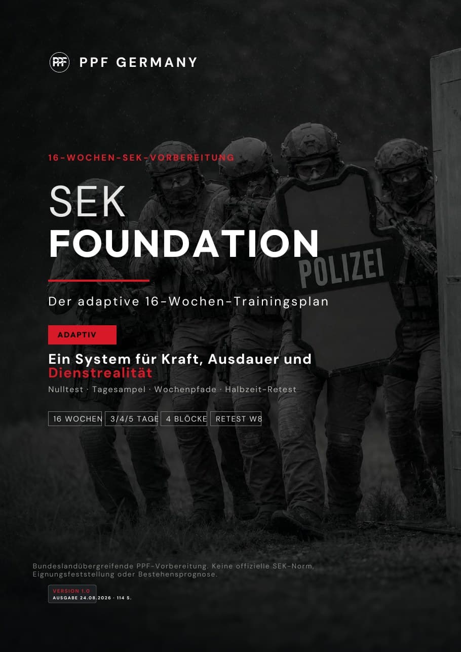 Cover des SEK Foundation Trainingsplans