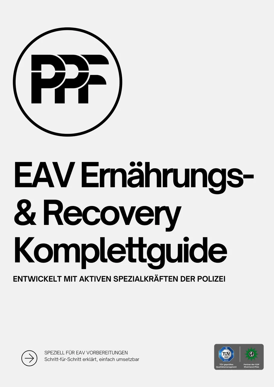 Cover des EAV Ernährungs- & Regenerationsguides von PPF Germany