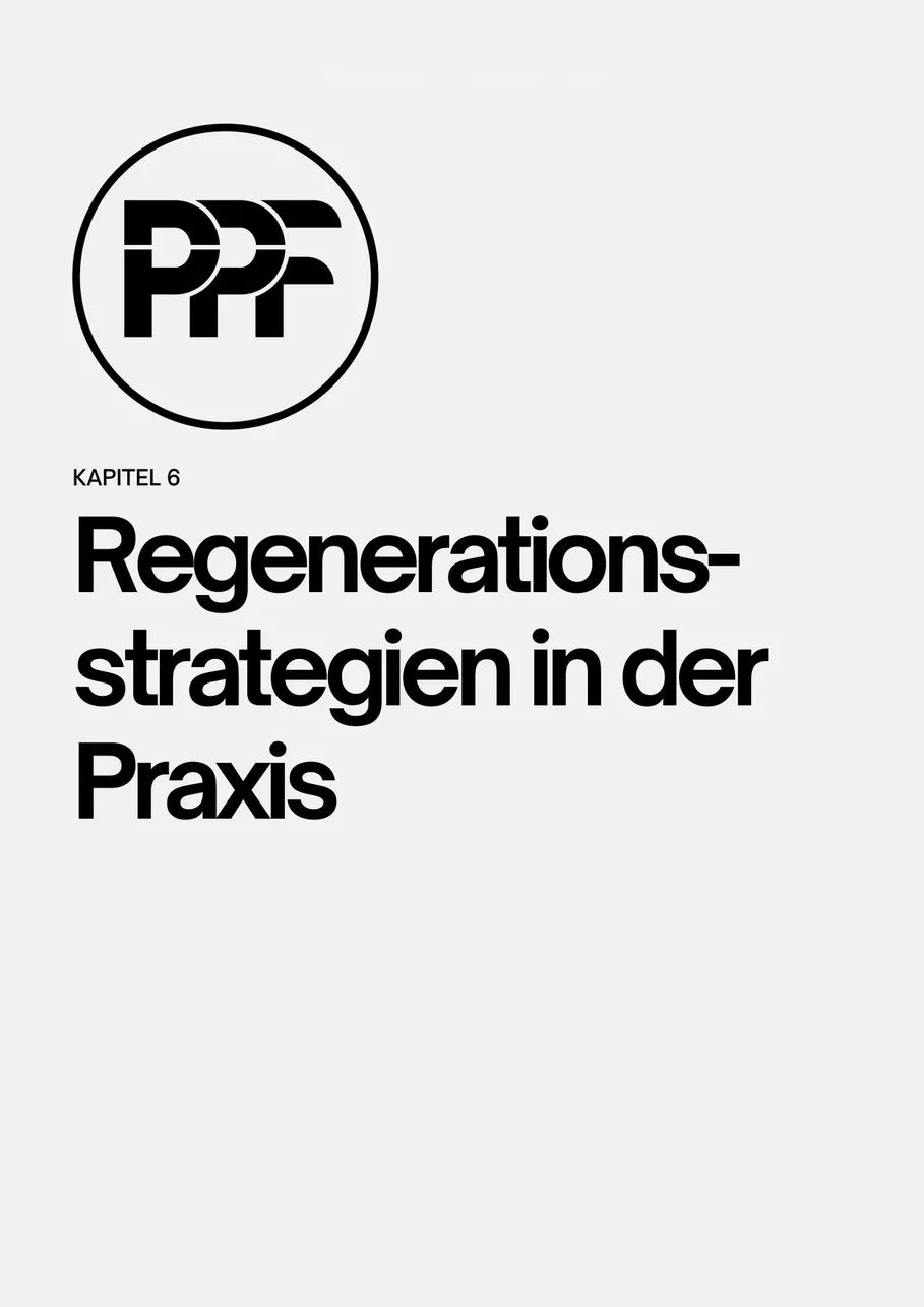 Seitenvorschau Kapitel 06: Regenerationsstrategien in der Praxis