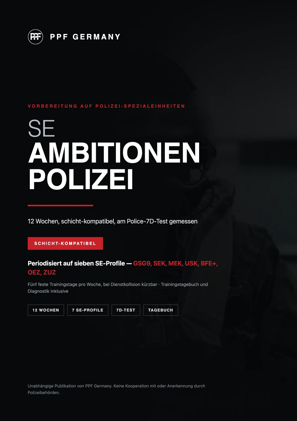 Cover von SE Ambitionen Polizei