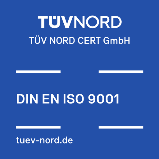 TÜV ISO 9001 zertifiziert